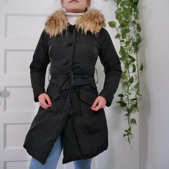 Luxury faux fur black coat, size US S/XS - Picture 8 of 14